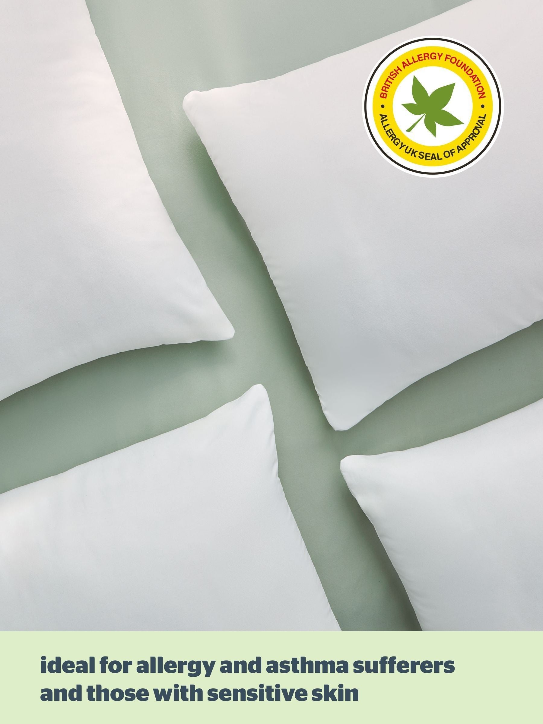 Silentnight anti allergy pillows 4 pack medium (British brand)