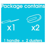 Pledge Dust It Fluffy Duster Starter Pack 1 Handle & 2 Refills GOODS M&S   