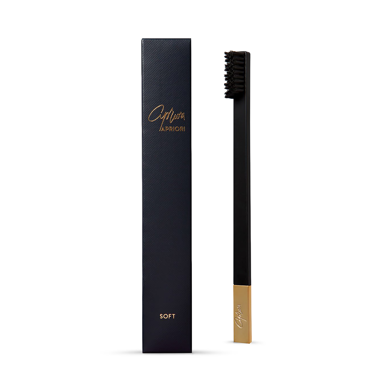 APRIORI Black Gold soft toothbrush (British brand)