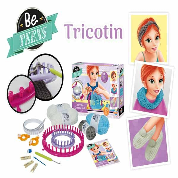 Buki Be Teens Knitting Mill circular knitting kit - British product