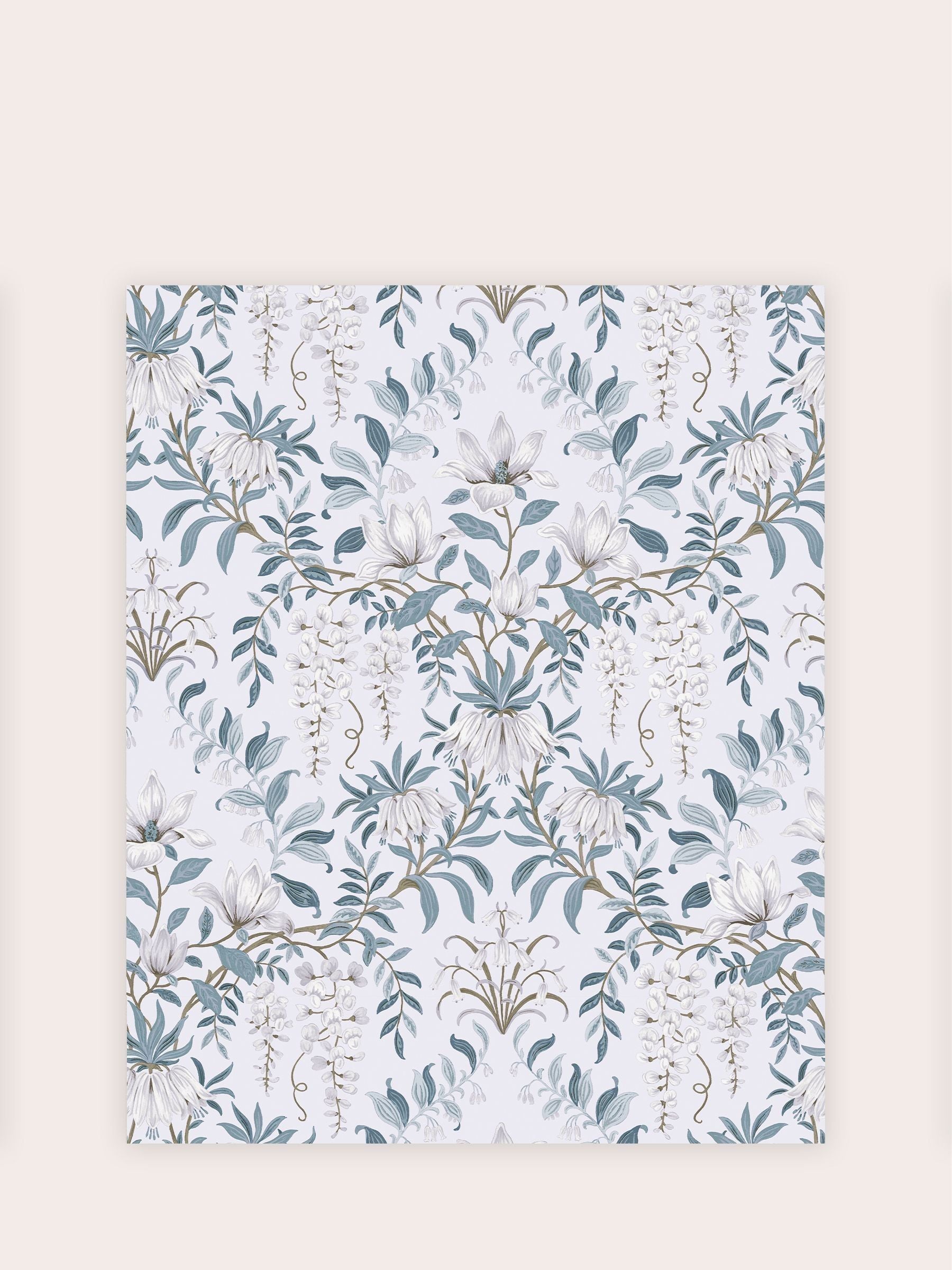 Laura Ashley Off White Parterre wallpaper 10m, imported from the UK