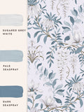 Laura Ashley Off White Parterre wallpaper 10m, imported from the UK