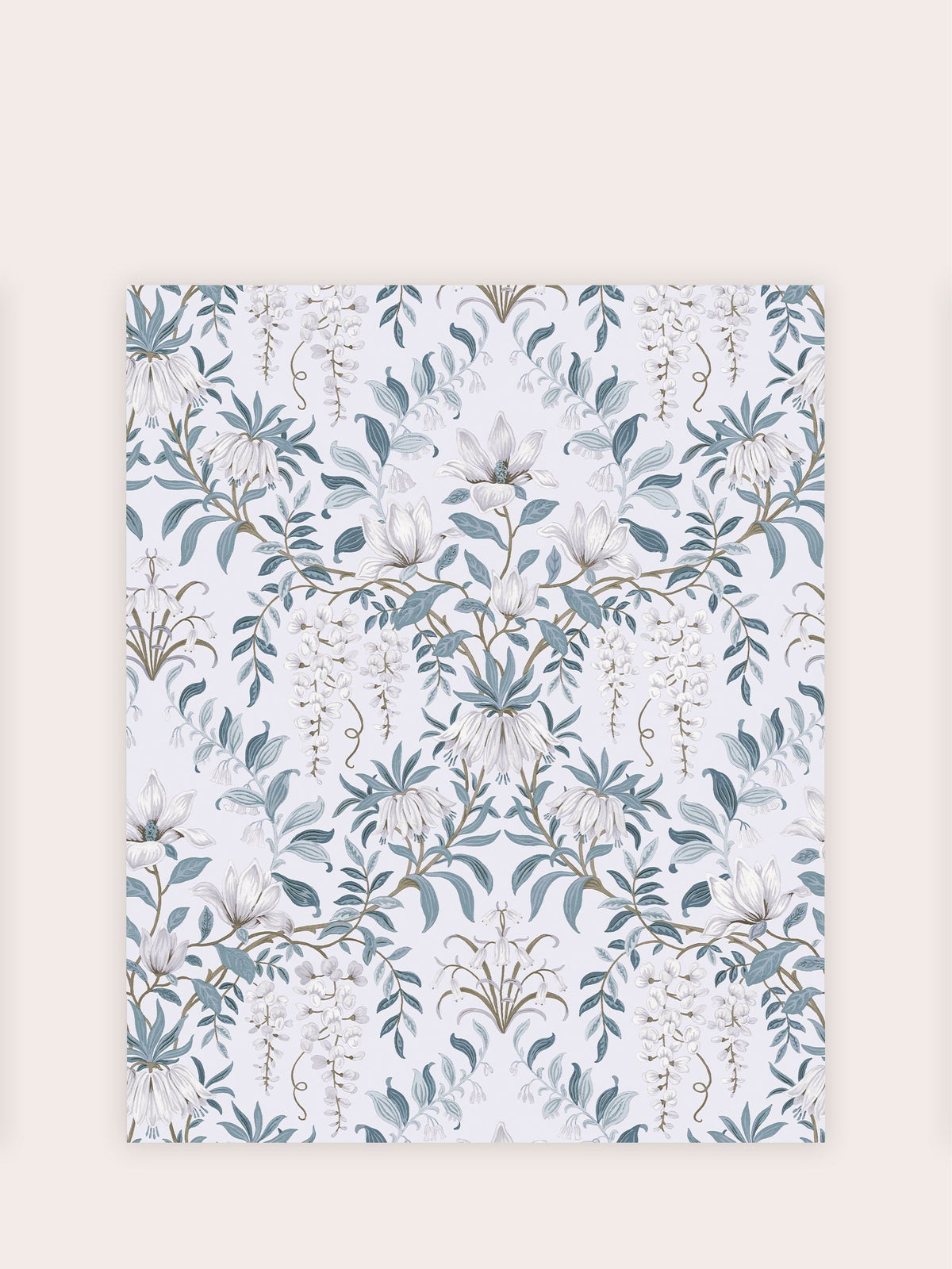 Laura Ashley Off White Parterre wallpaper 10m, imported from the UK