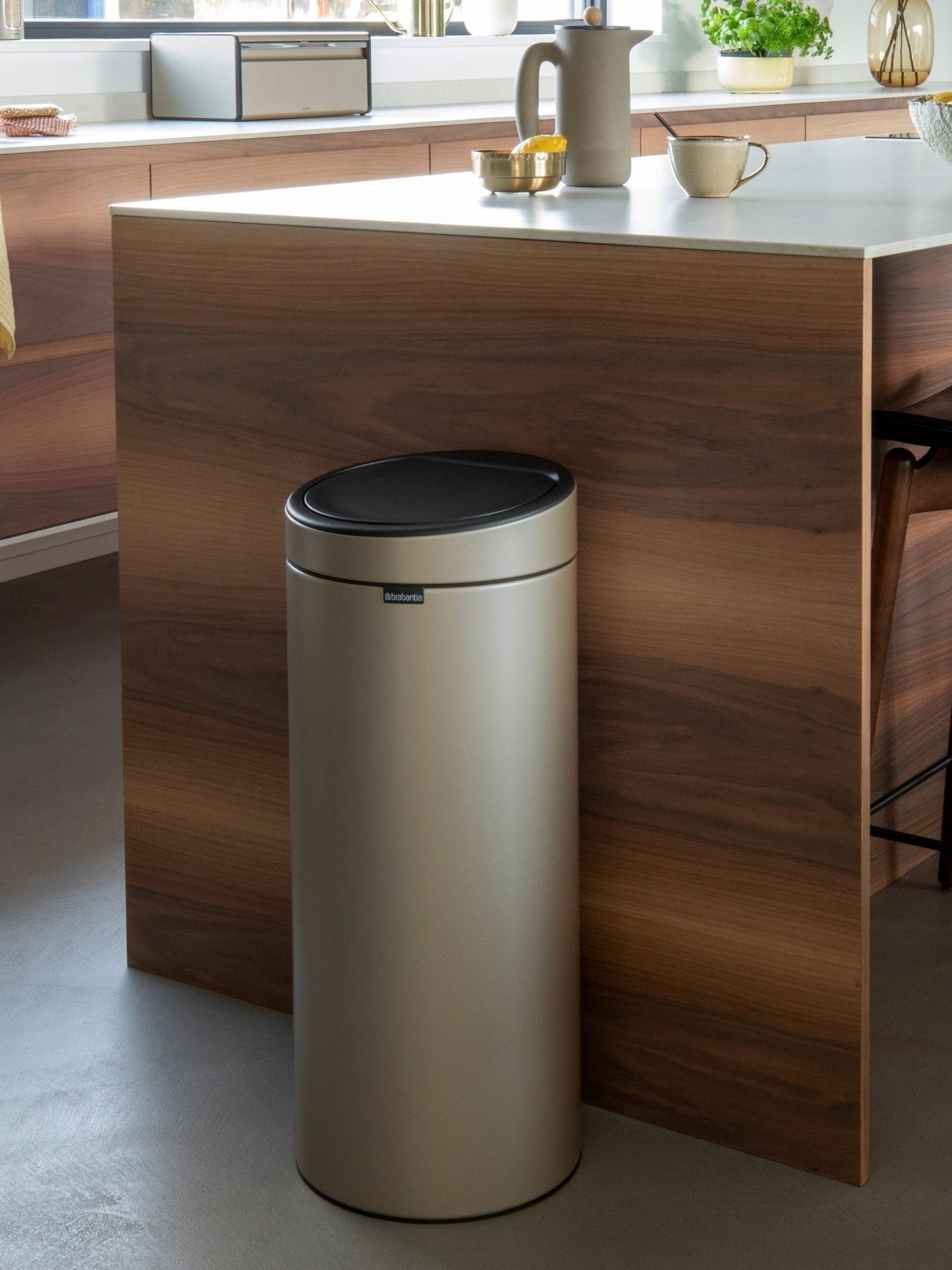 Brabantia Metallic Gold New 30L Touch Bin