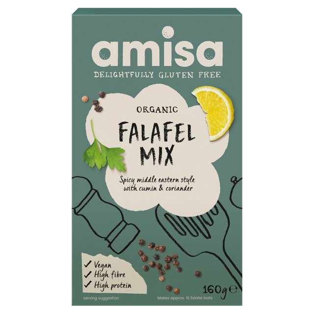 Amisa Organic Gluten Free Falafel Mix   160g GOODS M&S   