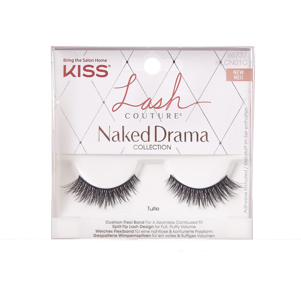 Kiss Lash Couture Eyelashes Naked Drama Tulle