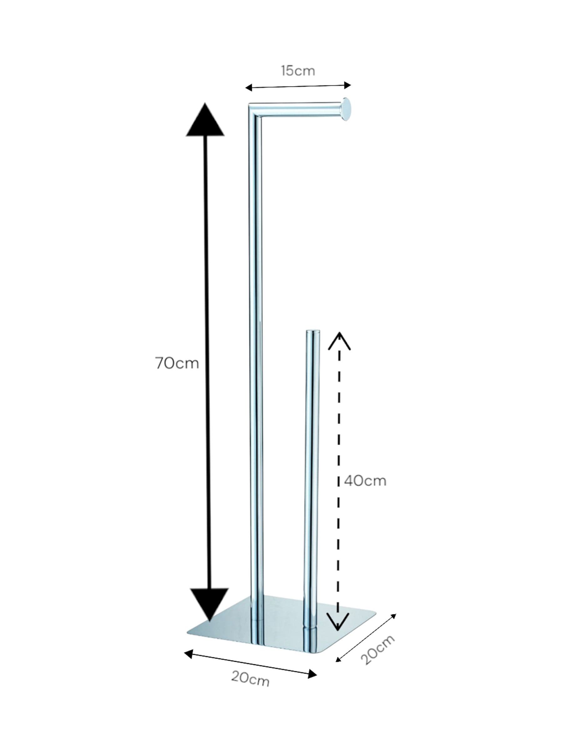 Showerdrape Stamford toilet roll holder freestanding (British brand)
