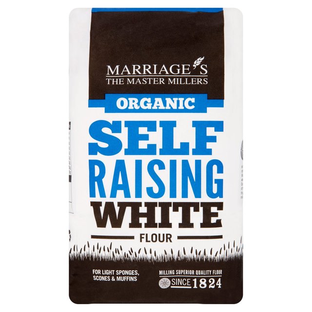 Marriage's Organic Self Raising White Flour   1kg