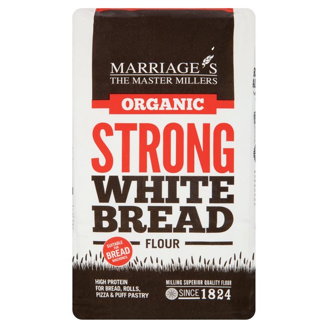 Marriage's Organic Strong White Bread Flour   1kg GOODS M&S   