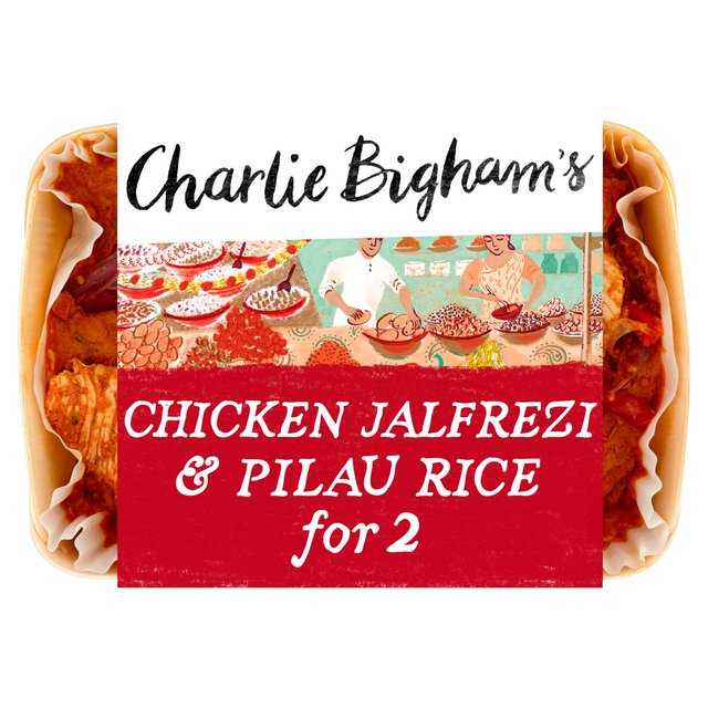 Charlie Bigham's Chicken Jalfrezi & Pilau Rice for 2   810g GOODS M&S   