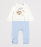طقم Dolce&Gabbana Kids قطعة واحدة وقبعة ومريلة 0-24 شهرًا، النسخة البريطانية
