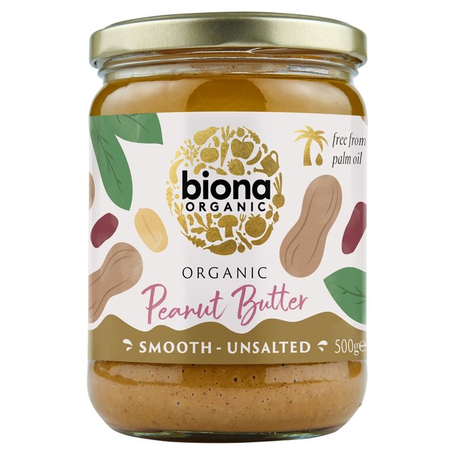 Biona Organic Peanut Butter Smooth   500g GOODS M&S   