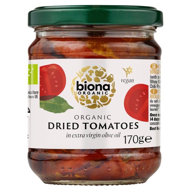 Biona Organic Dried Tomatoes In Extra Virgin Olive Oil   170g GOODS M&S   