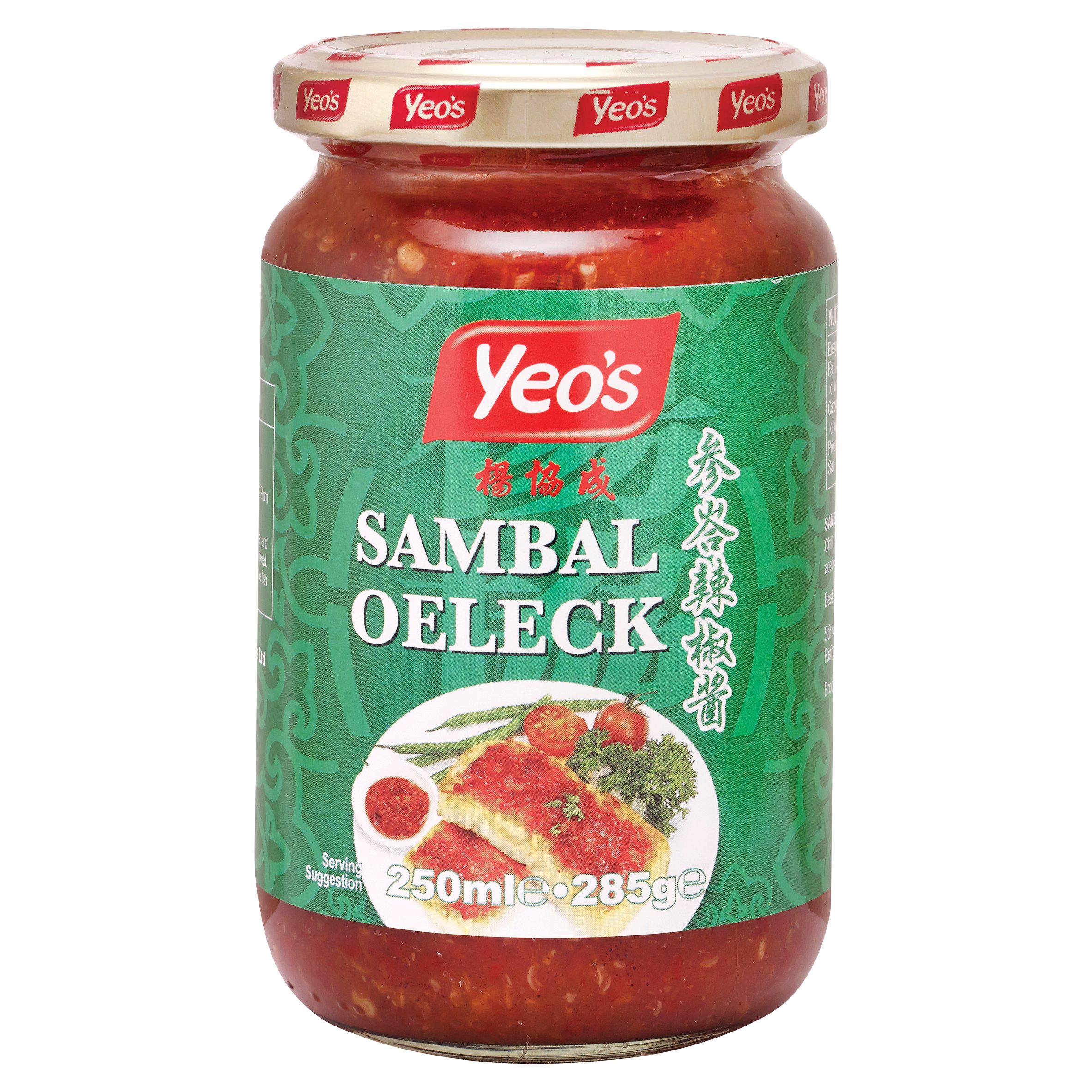 Yeo's Sambal Oeleck 250ml GOODS Sainsburys   