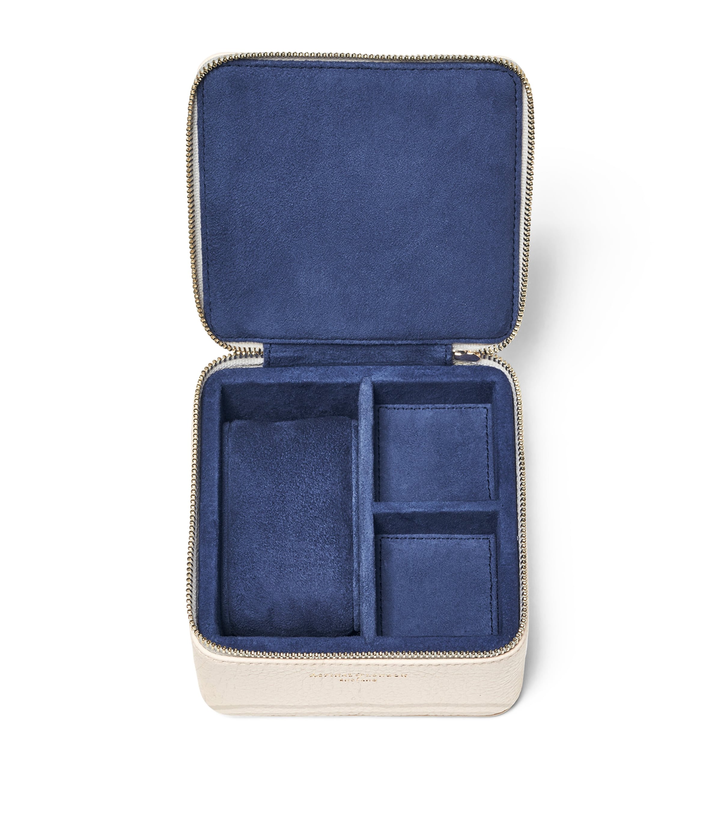 Aspinal of London leather watch and ring box - British product