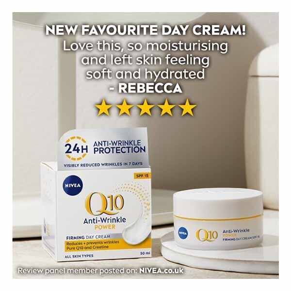 NIVEA Q10 Power Anti-Wrinkle Firming Day Cream SPF15 50ml GOODS Superdrug   