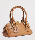 Chloé small leather Paddington top-handle bag, imported from the UK