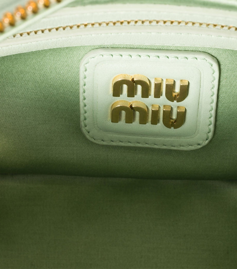 Miu Miu Arcadie top-handle bag nappa leather, UK version