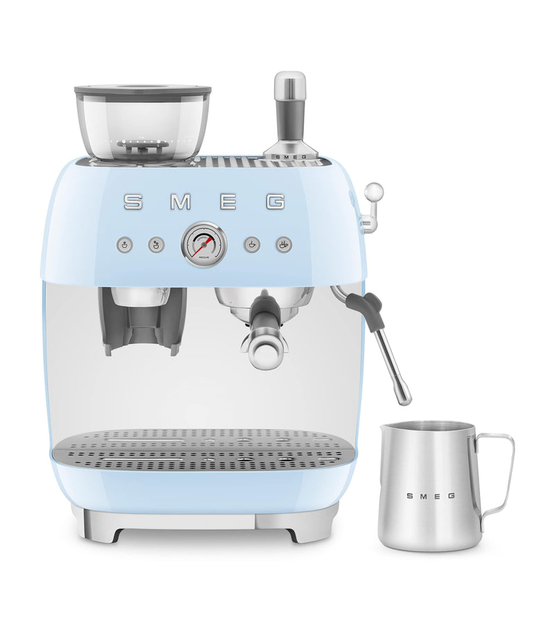 Smeg espresso coffee machine with grinder, UK version