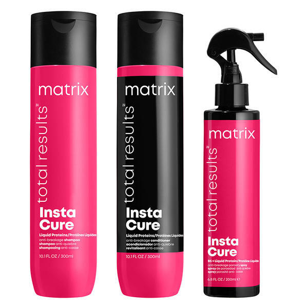 Matrix InstaCure anti-breakage shampoo conditioner spray set, UK version