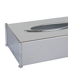 ZODIAC Cylinder Chrome tissue box (British brand)