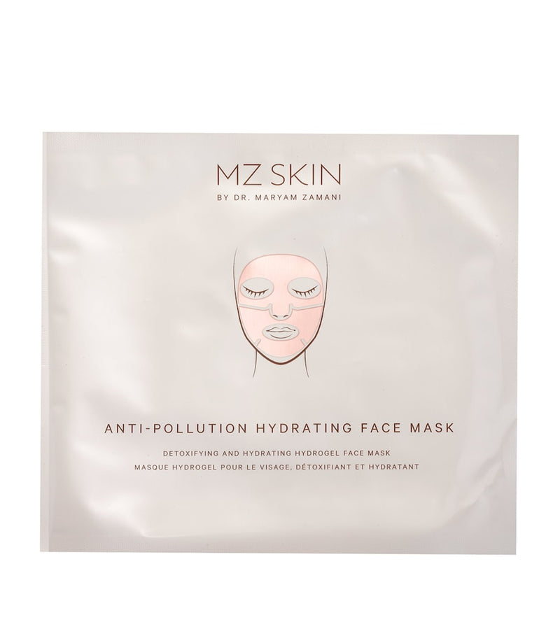 MZ Skin anti-pollution hydrating face mask 5 x 25g, imported from the UK
