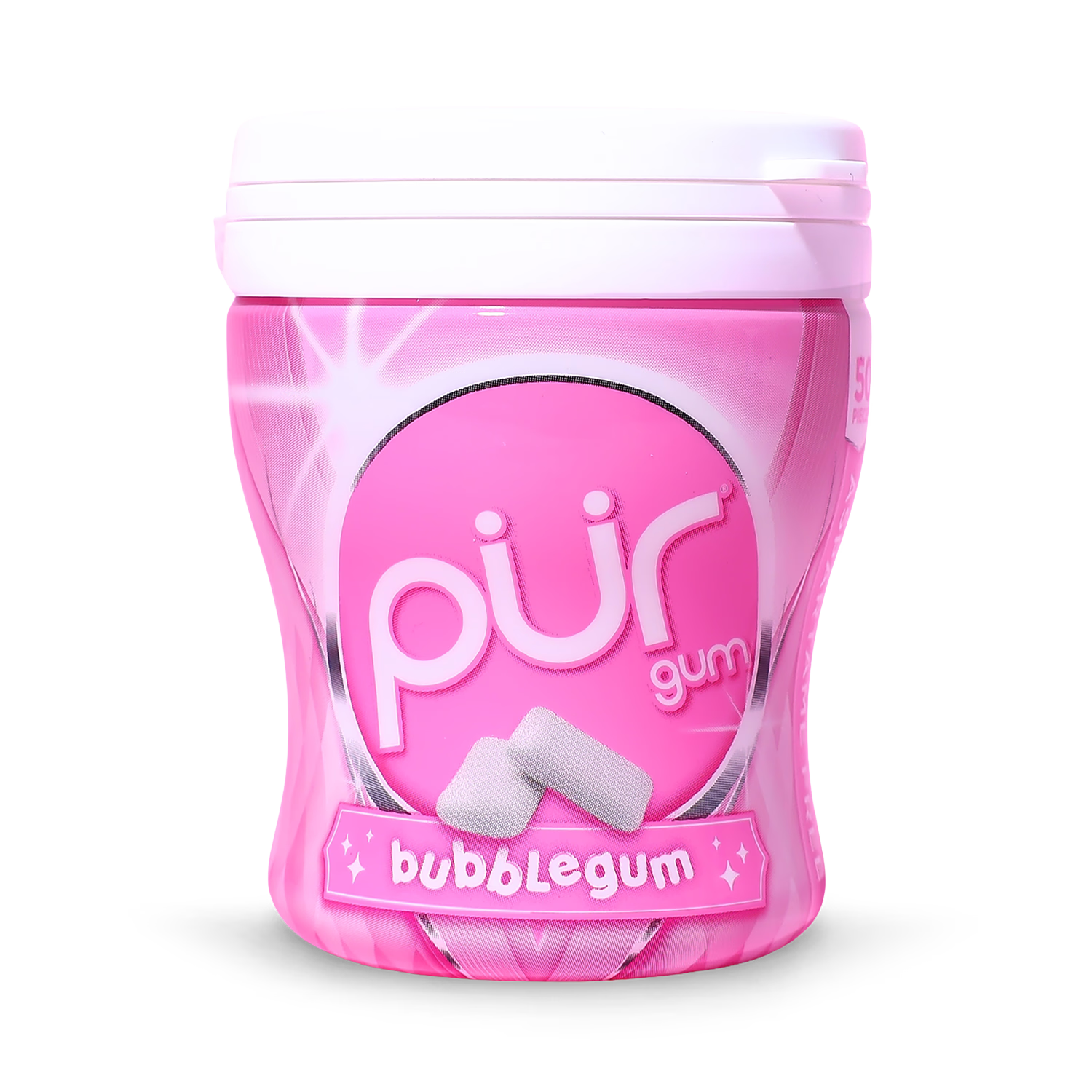 Bubblegum Gum 280g sugar-free gum shaker cups - British product