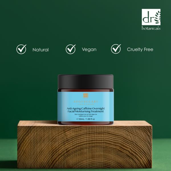Dr Botanicals Caffeine Night Cream 50ml (British brand)