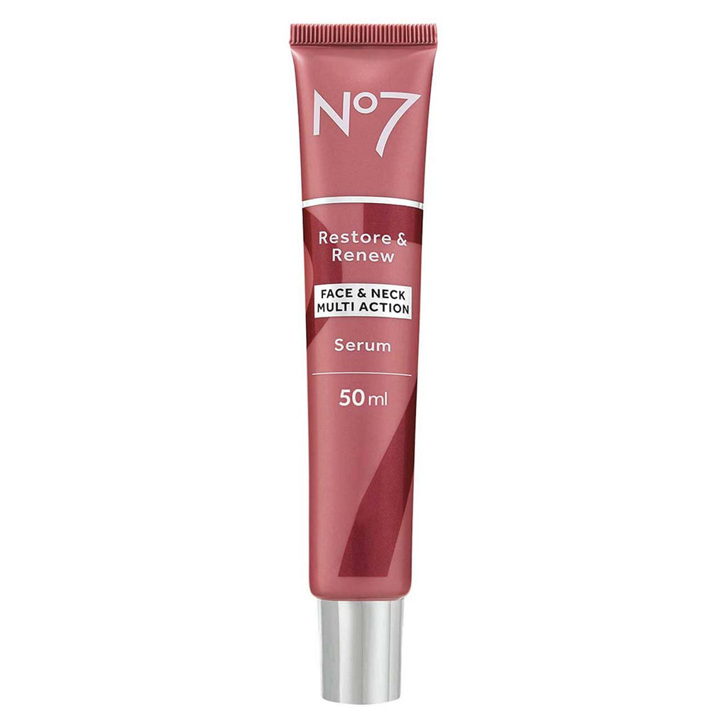 No7 Restore & Renew Face & Neck MULTI ACTION Serum 50ml