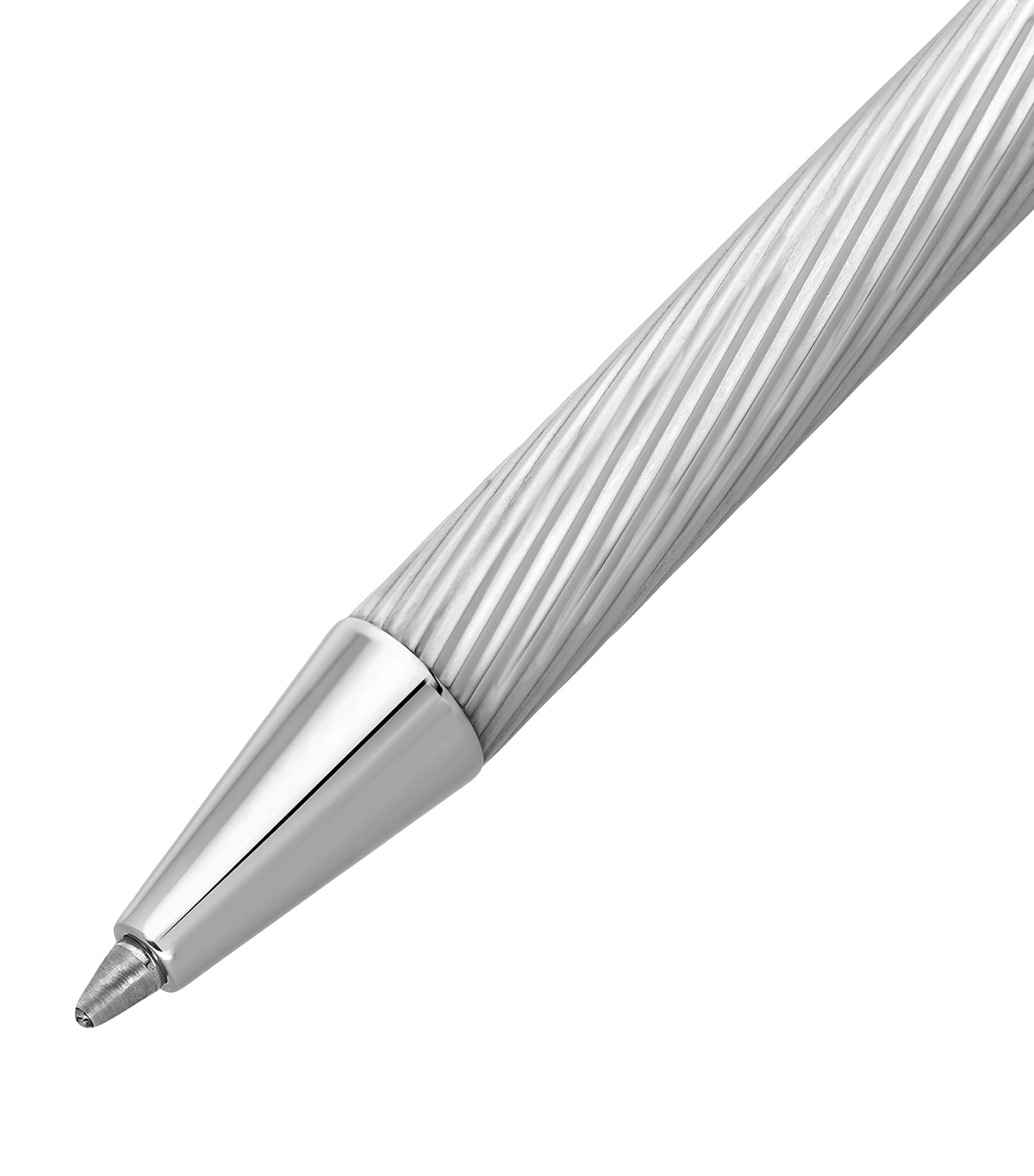 S.T. Dupont palladium classique ballpoint pen, 15cm height, slim design (British brand)