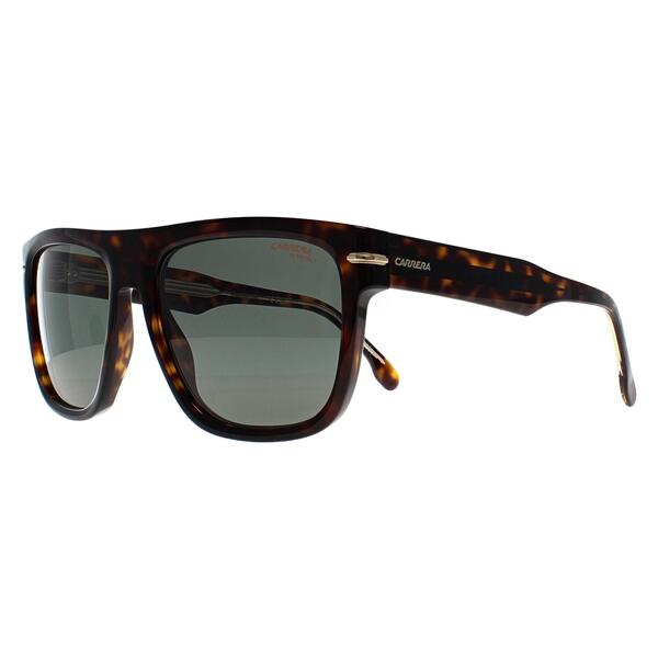 Carrera 340/S brown men sunglasses rectangle frame, UK version