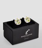 Deakin & Francis sterling silver UFO cufflinks - British product