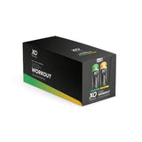 XO Fitness pre workout gels mixed case tropical apple pack of 24, UK version