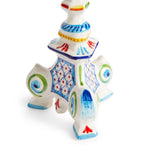 Vibrant Turkish-Inspired Candlestick Holder 39cm Height