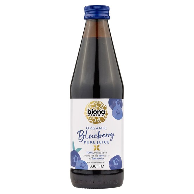 Biona Organic Blueberry Pure Pressed Juice   330ml