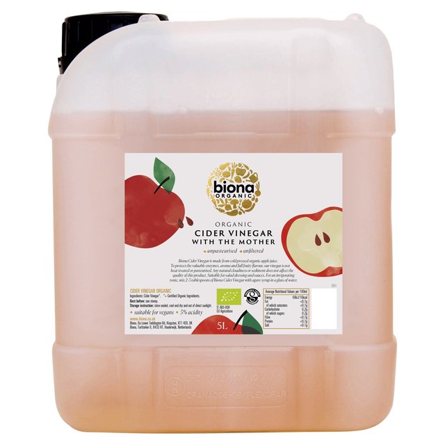 Biona Organic Cider Vinegar With The Mother   5L GOODS M&S   