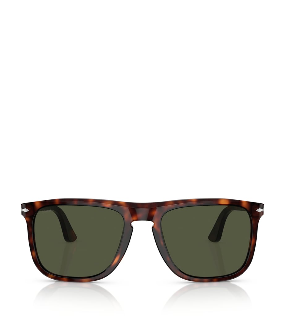 Persol Pilotenbrille im quadratischen Pilotenstil, UK-Version