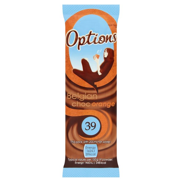 Options Orange Hot Chocolate Sachet   11g GOODS M&S   