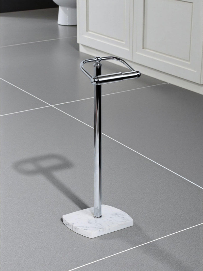 Showerdrape Grey Octavia toilet roll holder 52cm (British brand)