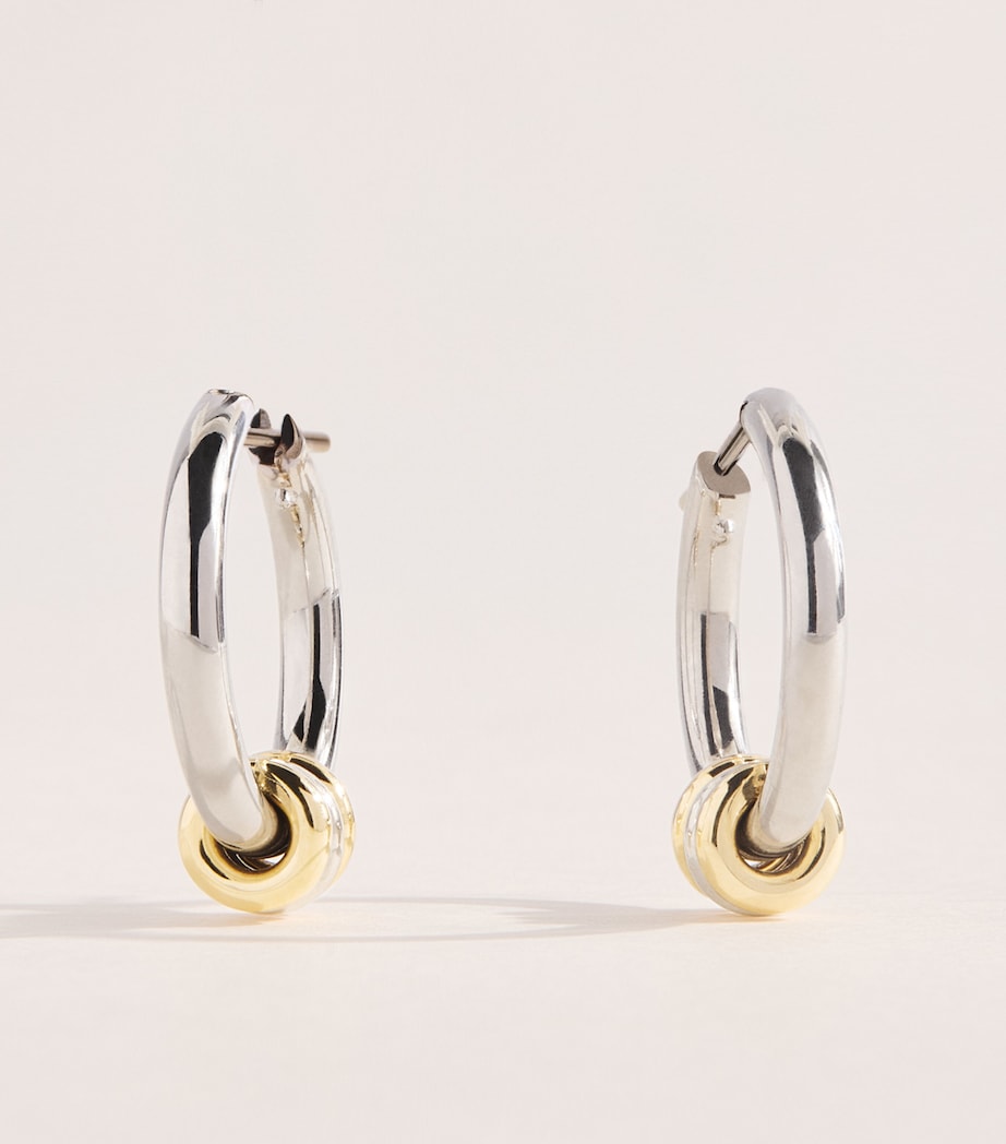 Spinelli Kilcollin Ara Core Creolen Sterlingsilber Gold (britische Marke)