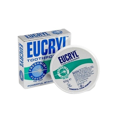 Superdrug Eucryl Stain Removal Toothpowder Freshmint 50g- Buy online at McGrocer