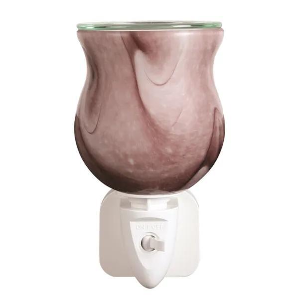 Aroma electric wax melter purple swirl 12cm - British product