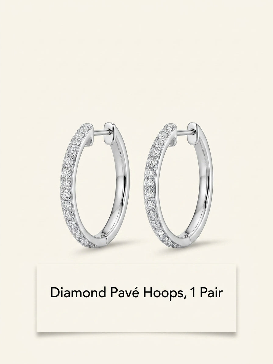 Cartier Juste un Clou 18ct white gold diamond earrings 1.26ct - British product
