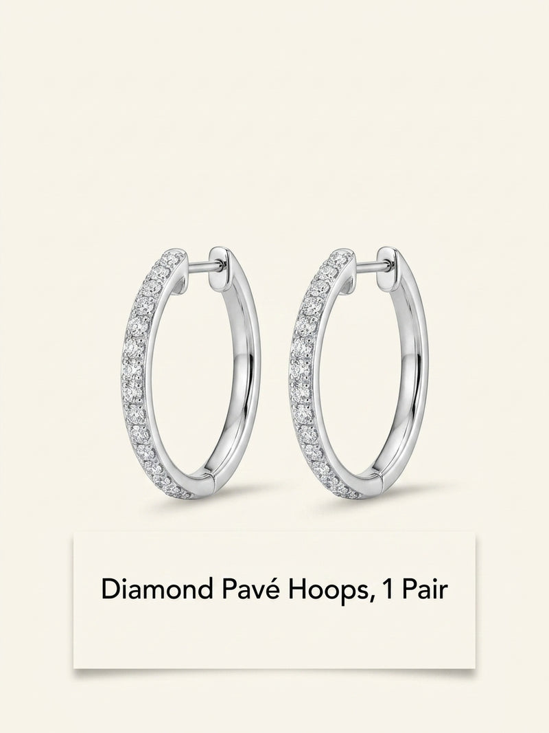 Cartier Juste un Clou 18ct white gold diamond earrings 1.26ct - British product