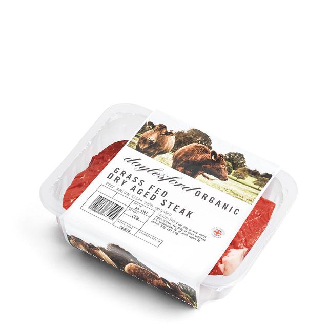 Daylesford Organic Pastured British Sirloin Steak   Typically: 230g