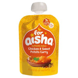 For Aisha Authentic Indian Chicken & Sweet Potato Curry Pouch 7 mths+   130g GOODS M&S   