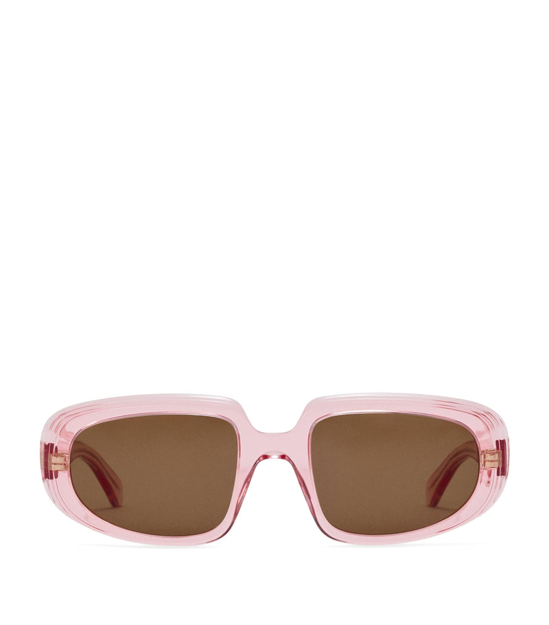 LOEWE rectangular steps acetate sunglasses - British product