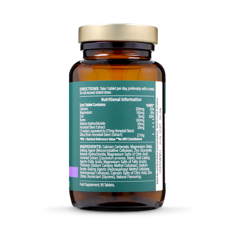 Holland & Barrett Vegan Silica Complex Hair Skin Nails 90 tablets, UK version