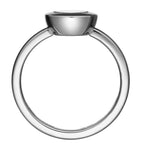 Chopard Happy Diamonds white gold ring with diamond, imported from the UK