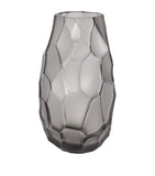 Lalique Silex crystal vase 14cm, UK version